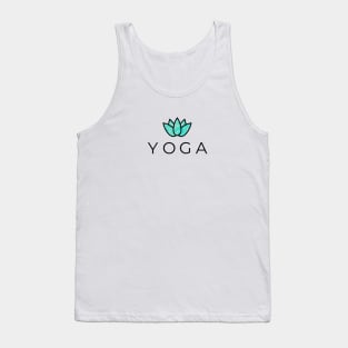 YOGA ABSTRACT LOTUS TEXTURED Tank Top